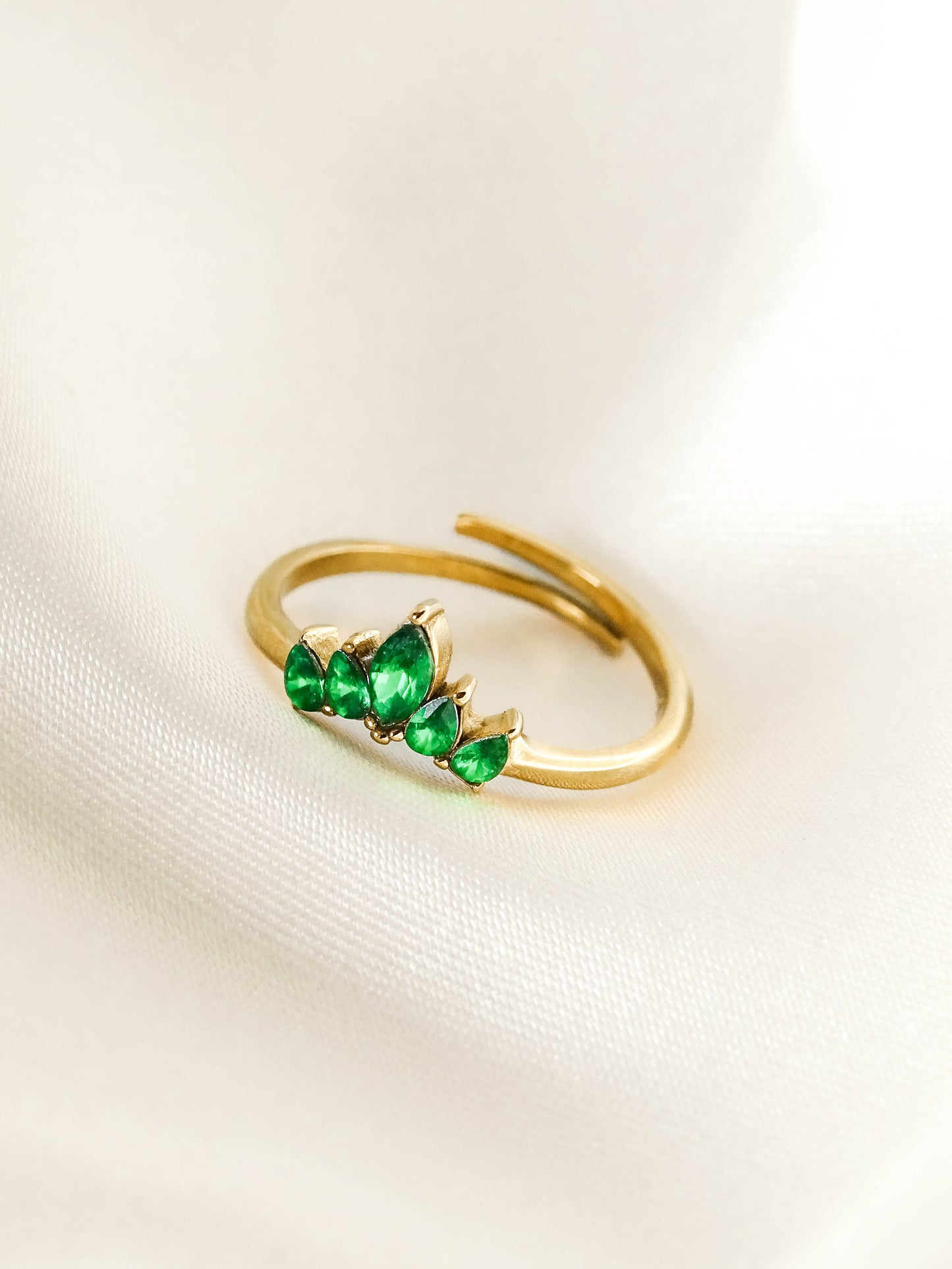 Bague Taïana - Vert